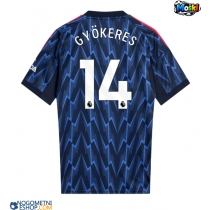 Moški Nogometni dresi Arsenal Viktor Gyokeres #14 Gostujoči 2025-26 Kratek Rokav